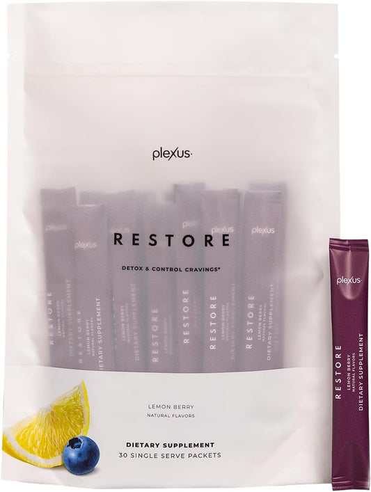 Plexus Restore™ | Includes antioxidants and adaptogenic herbs — formulated for daily wellness and digestive balance