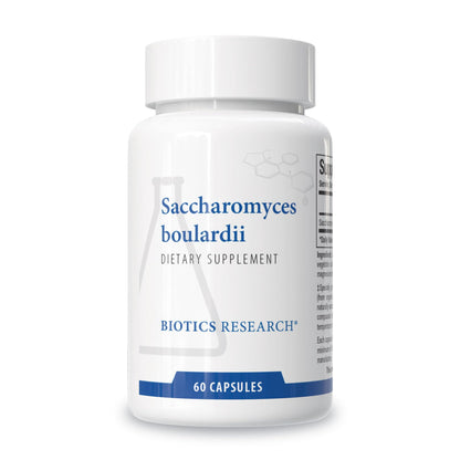 Biotics Research Saccharomyces boulardii Probiotics Supplement - 235 mg/Serving- Supports GI Health Microbial Balance, Healthy Immune & Pathway Responses - Dairy-Free, Temperature-Stable - 60 Capsules