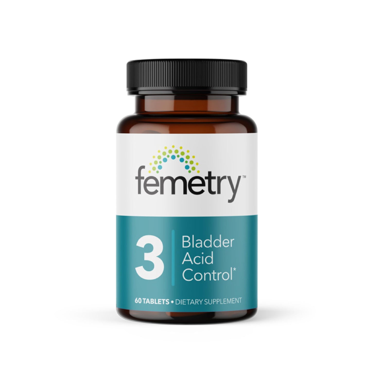 LifeSeasons Femetry Bladder Acid Control - Support for Interstitial Cystitis - Reduce Urine Acidity in The Bladder - Eases Flares Caused by Eating or Drinking Acidic Foods - 60 Tablets
