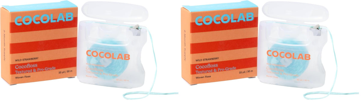 Cocofloss Expanding Woven Dental Floss by COCOLAB, Mint Scent, 1-Pack