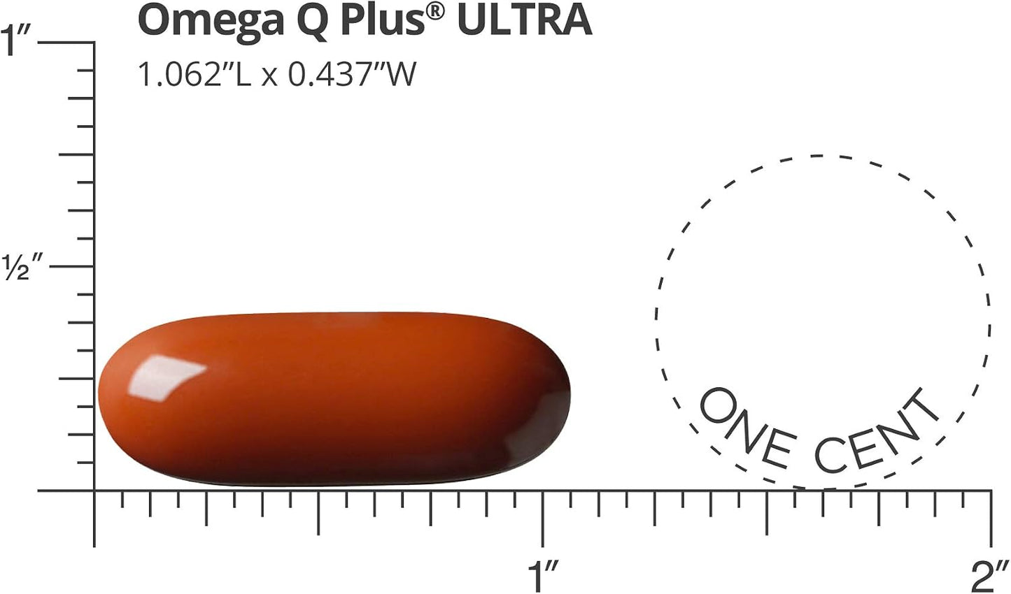 Dr. Sinatra Omega Q Plus Ultra with Resveratrol for Heart & Healthy Aging