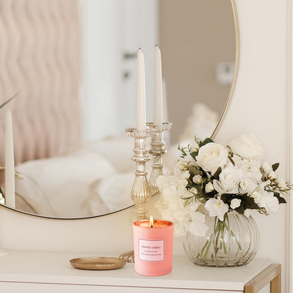 POWSHELF Scented Candle Gifts for Women, Bathroom Decor Candle for Home Scented, 5.5 Oz Jar