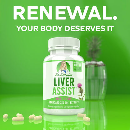 Best Liver Supplements with Milk Thistle - Organic Liver Cleanse Detox & Cleanse - Liver Support for Men and Women - Liver Detox Cleanse Repair - 120 Capsules, Liver Assist by Dr. Danielle