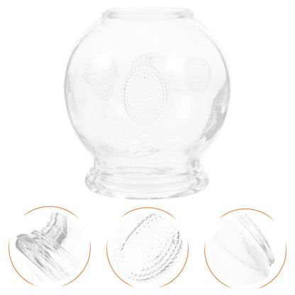 Healvian 8pcs Glass Fire Chinese Acupoint Cupping Glass Cupping Device Body Care Cupping Suction