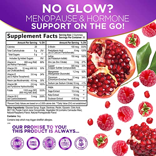 Menopause Supplements for Women, Multi Benefit Menopause Relief for Night Sweats
