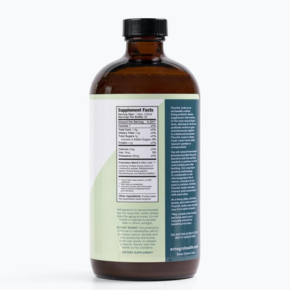 ENTEGRO Flourish Junior Liquid Probiotic & Postbiotic Supplement, Plastic | 11 Live Cultures, Gut & Digestive Health For Women, Men & Kids, Organic, Vegan, Allergen Free, Non-GMO, USA Made, 16 fl oz