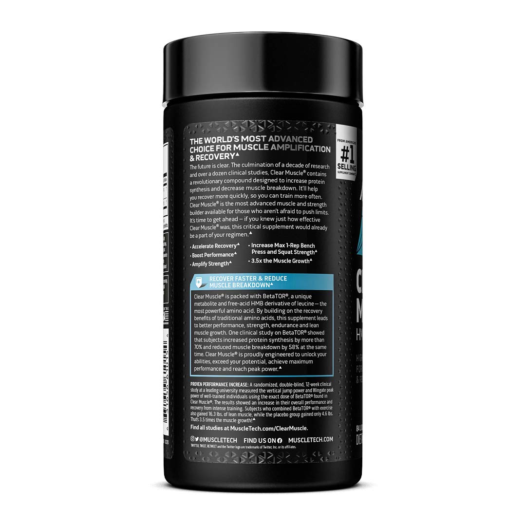 Muscle Recovery, MuscleTech Clear Muscle Post Workout Recovery, Muscle
