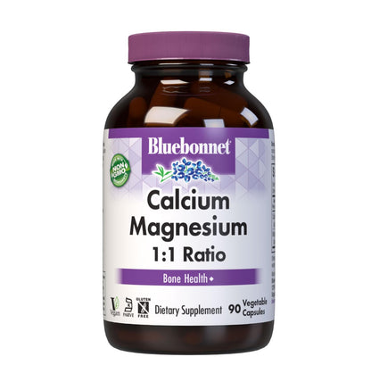 Bluebonnet Nutrition Magnesium & B6 – 400 mg Magnesium Oxide & Aspartate with Vitamin B6 25 mg – Heart & Brain Magnesium Complex for Women & Men* - Non-GMO, Vegan, Gluten-Free - 90 Vegetable Capsules