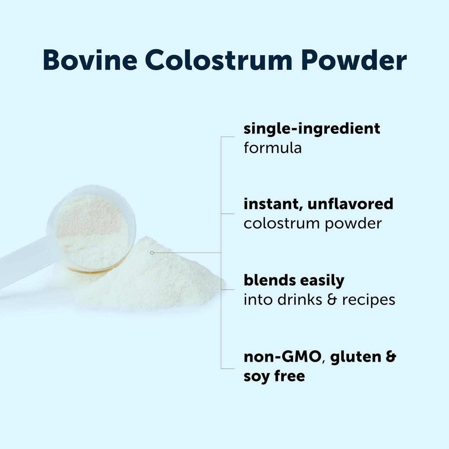 Micro Ingredients Bovine Colostrum Powder, 8 oz | Colostrum Supplement for Women & Men | Unflavored & Instant Dissolve | Non-GMO, Gluten-Free