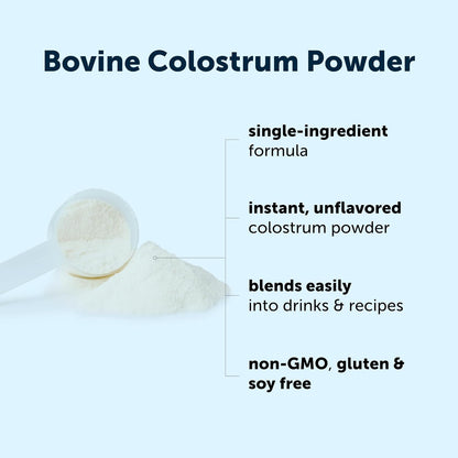 Micro Ingredients Bovine Colostrum Powder, 8 oz | Colostrum Supplement for Women & Men | Unflavored & Instant Dissolve | Non-GMO, Gluten-Free