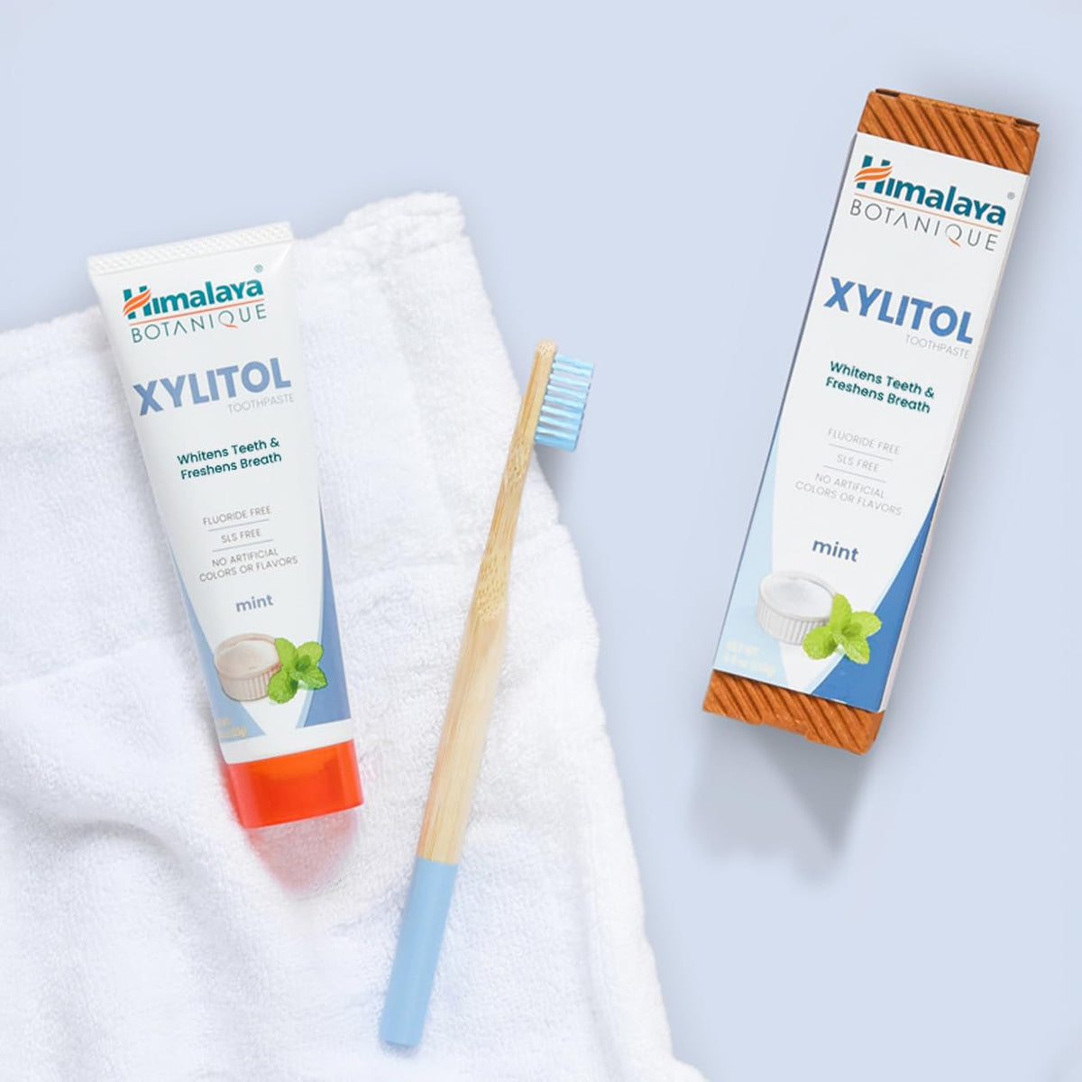 Himalaya Botanique Xylitol Fluoride-Free Toothpaste, Mint Flavor, 4 oz