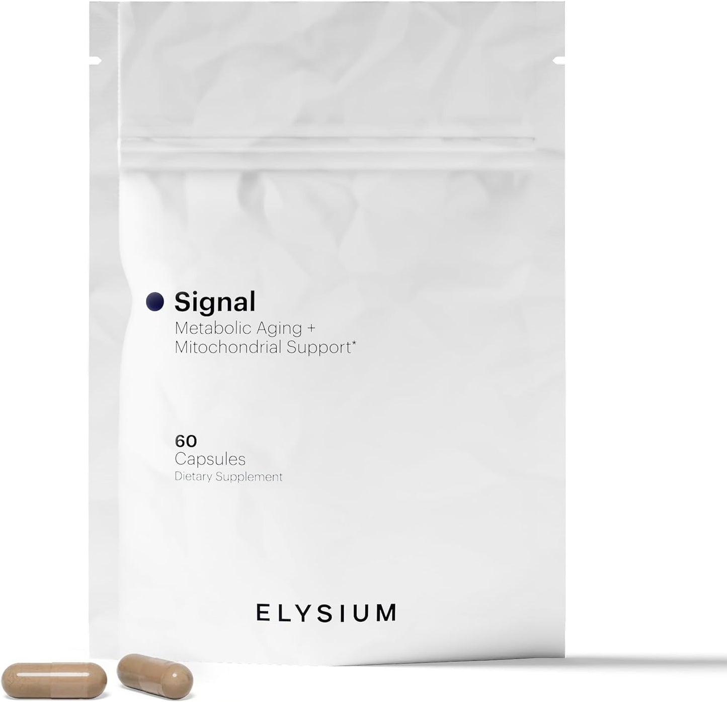 ELYSIUM Signal NMN Supplement - Clinically Proven to Support NAD+ Production, Mitochondrial Function & Metabolic Health - Nicotinamide Mononucleotide and SIRT3 Activation Complex- 30 Day Supply