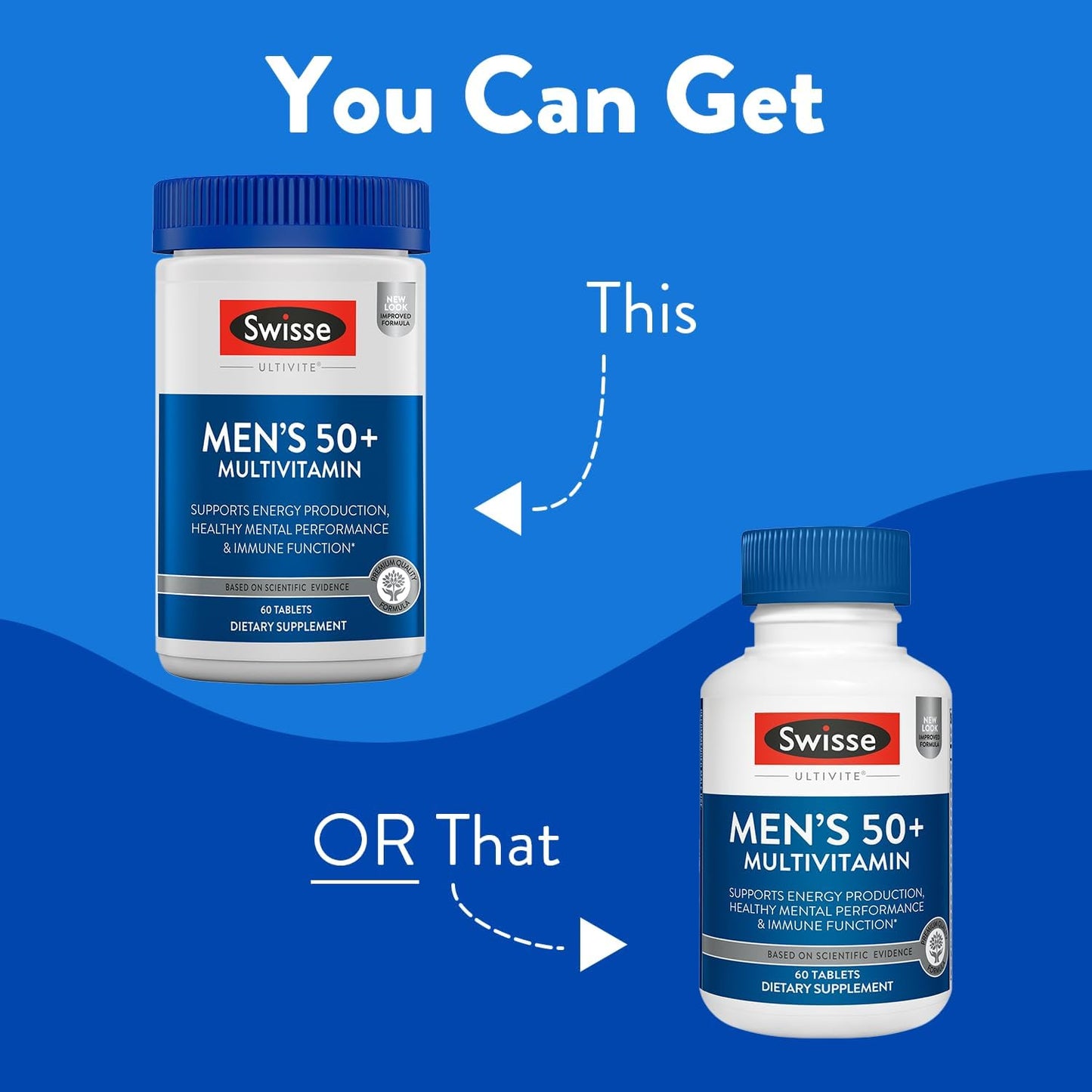 Swisse Daily Multivitamin for Men & Women 50 and Over Combo
