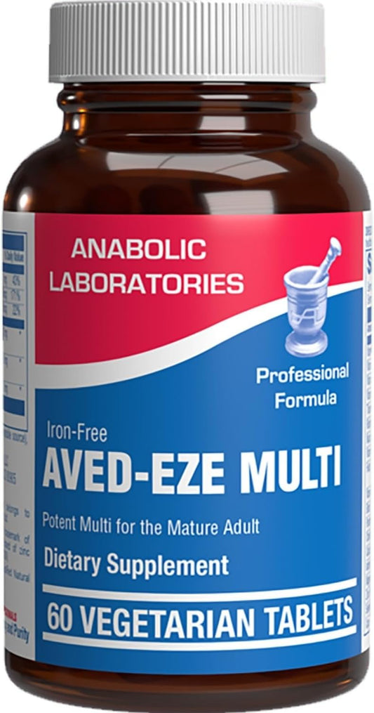 Iron Free Multivitamin for Women 50 and Over - Gentle Easy to Digest Over 50 Multivitamin for Men & Women with 30 Nutrients for Comprehensive Wellness & Immune Support - Made in The US - 30 Servings