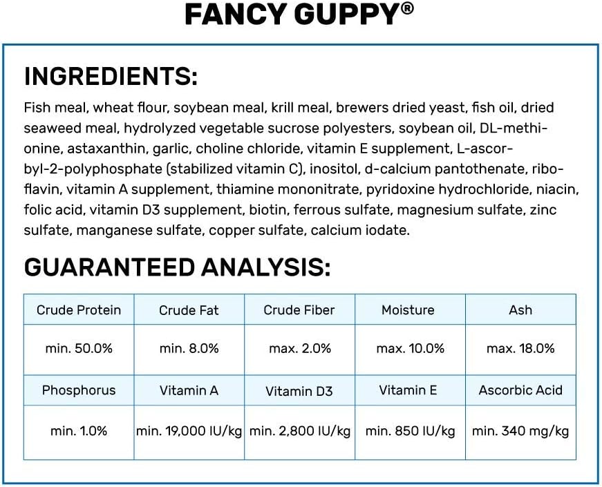 Hikari Tropical Fancy Guppy Fish Food, 0.77 oz (22g)