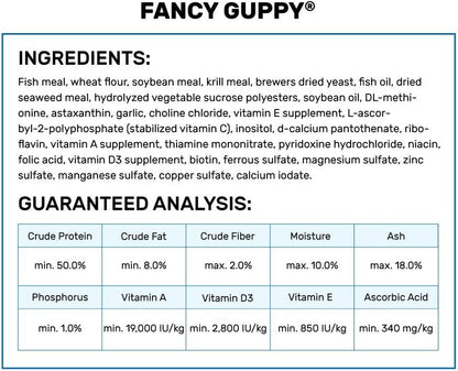 Hikari Tropical Fancy Guppy Fish Food, 0.77 oz (22g)