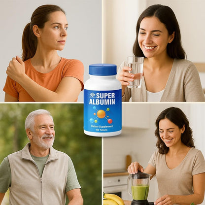 Nu-Health Super Albumin Hydrolyzed Protein Amino Acids, 100 Tabs Pack of 2