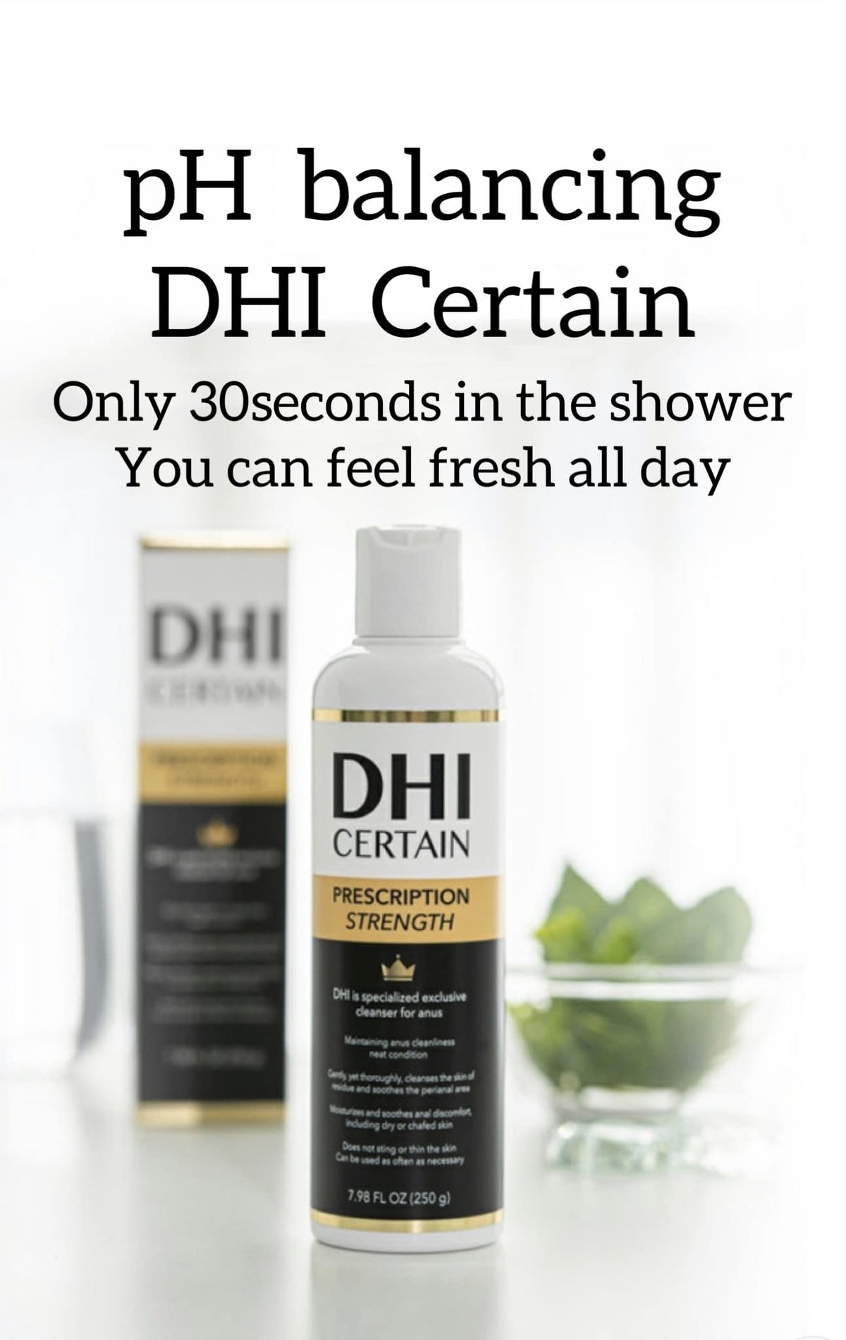 DHI PROBIOTIC Certain Intimate Wash for Men with 3 kinds of probiotics plus 20 Premium Natural