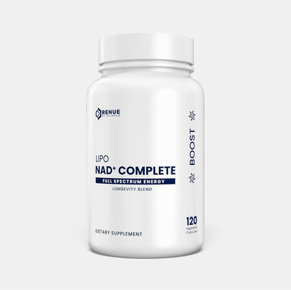 Renue By Science NAD+ Complete | 120 Liposomal NAD Supplement Capsules with NMN, NR & Trigonelline - 310mg NMN & 160mg NAD per Serving | Bioavailable Formula for Increased Absorption | Made in the USA