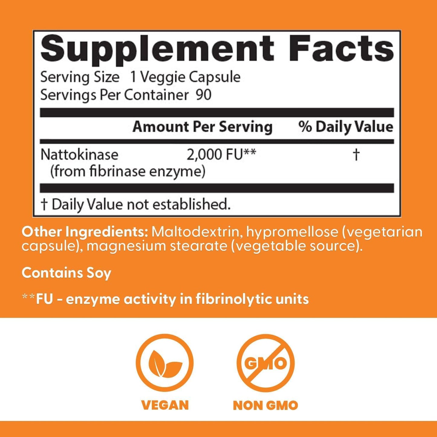 Doctor's Best Nattokinase, Non-GMO, Vegan, Gluten Free, 270 Veggie Caps