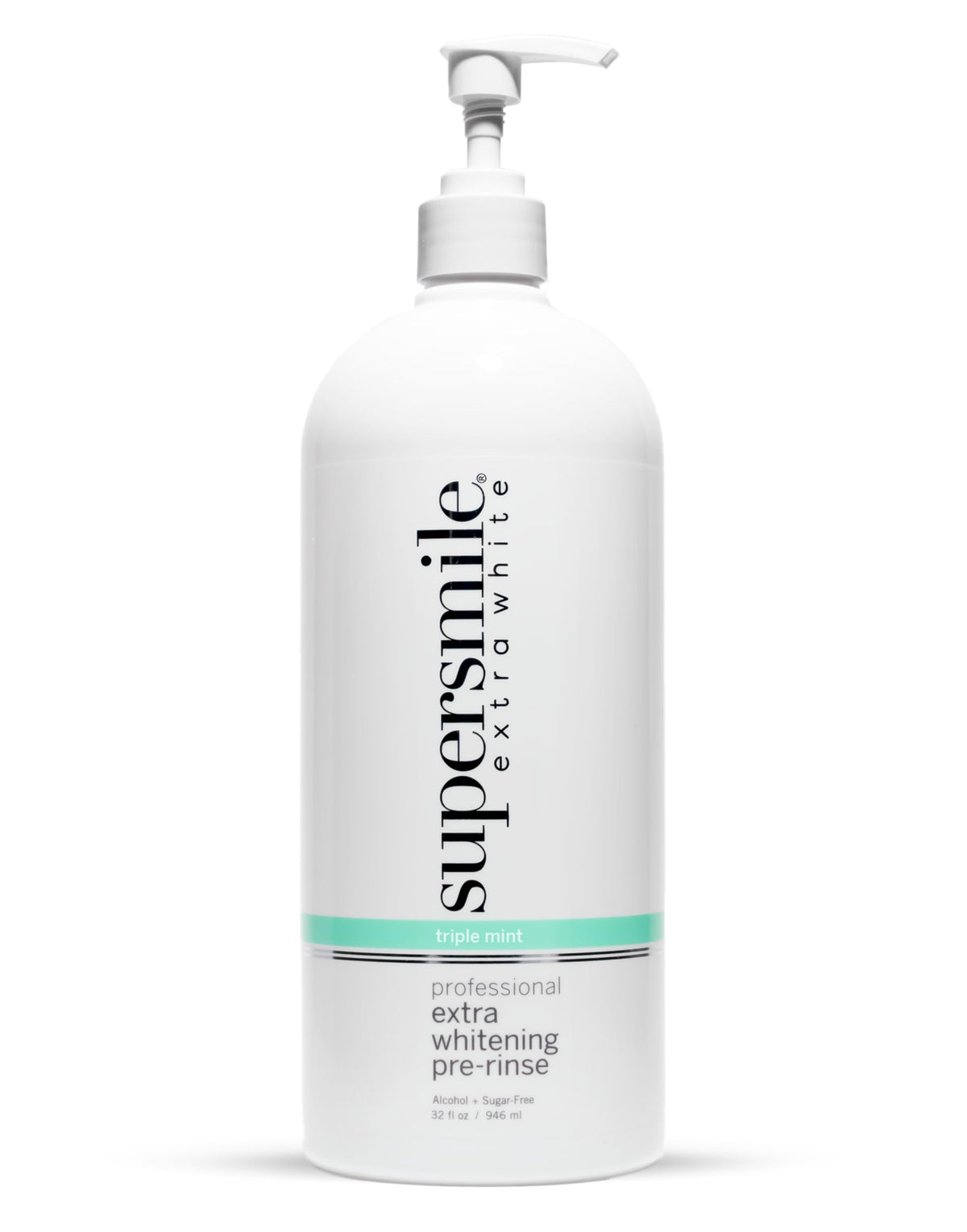Supersmile Extra Whitening Pre-Rinse, Triple Mint, 16 Fl Oz Mouthwash