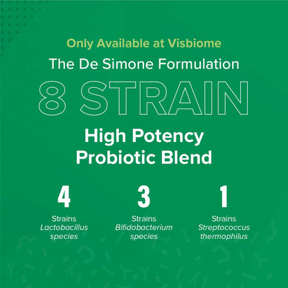 Visbiome® GI Care High Potency Probiotic, 112.5B CFU, 60 Capsules | Original De Simone Formulation®, Multi-Strain, Refrigerated Probiotics, Low FODMAP Certified, Gluten-Free, Made in USA