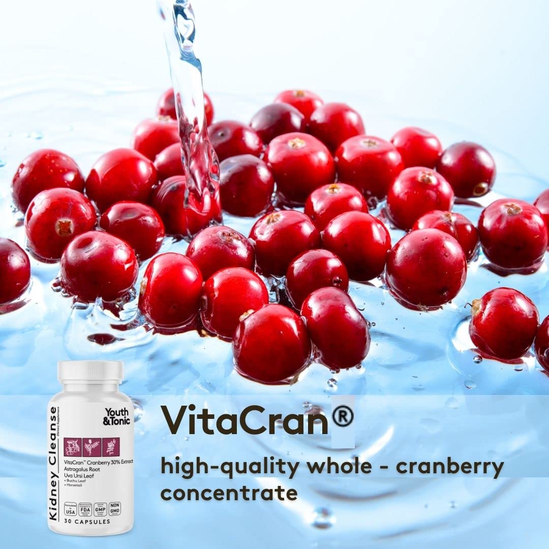 Youth & Tonic Daily Water Retention Pills for Kidney Cleanse Swelling and Excess Body Fluid