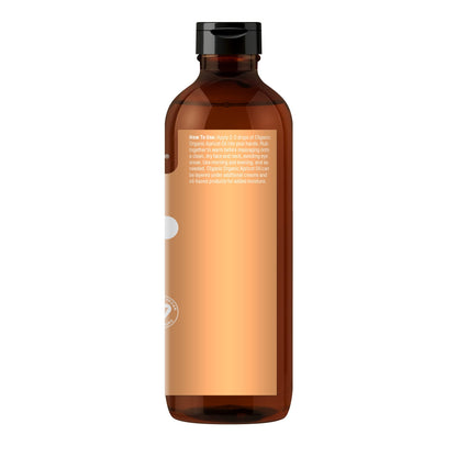 Cliganic Organic Apricot Oil, 100% Pure (8oz) - For Skin, Hair & Face | Natural Cold Pressed Unrefined