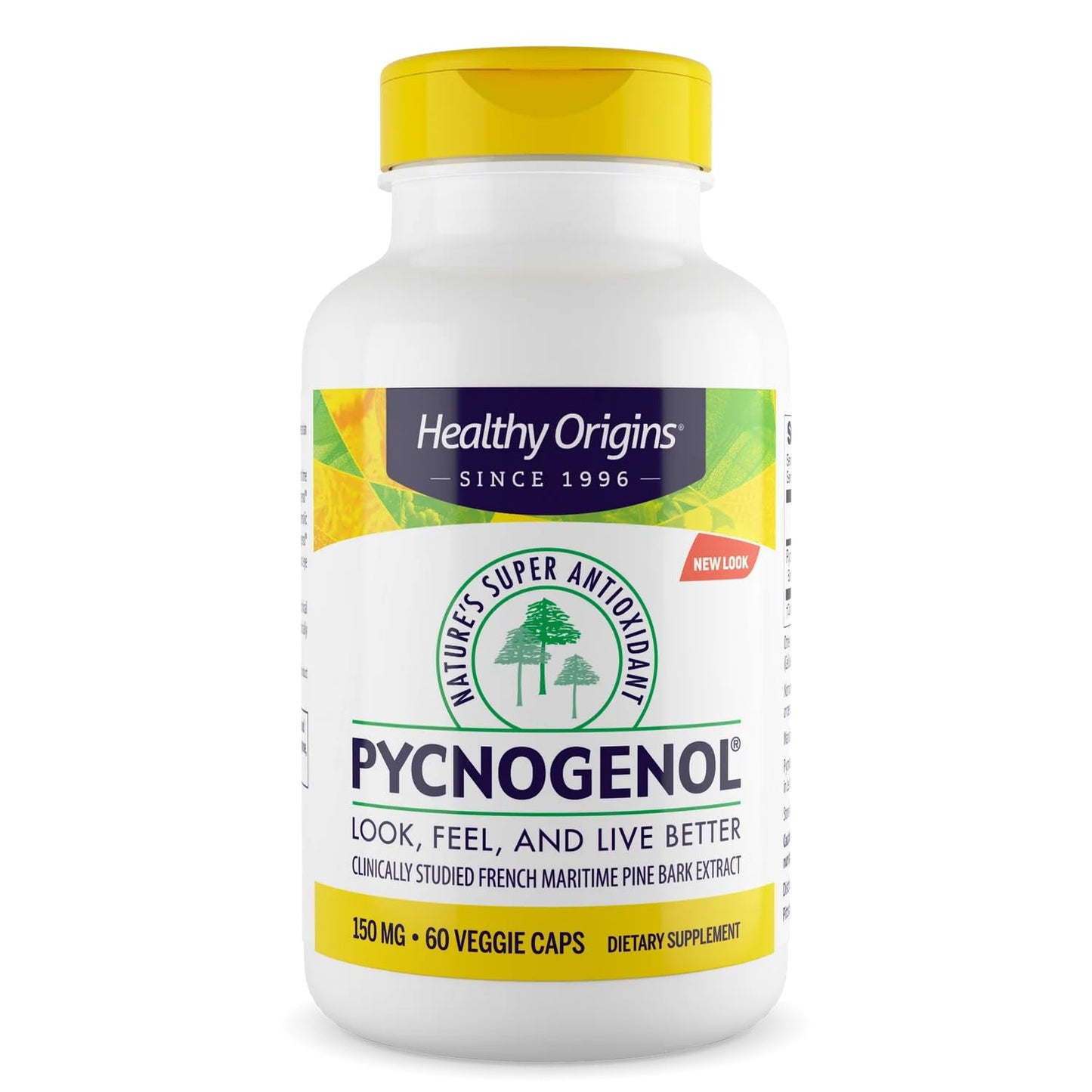 Healthy Origins Pycnogenol Pine Bark 150 mg, 120 Veggie Caps