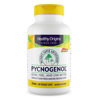 Healthy Origins Pycnogenol Pine Bark 150 mg, 120 Veggie Caps