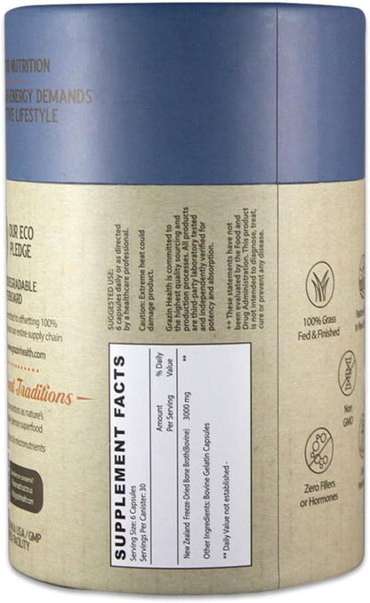 Active Recovery Bundle | Collagen + Bone Broth + Kidney | Whole-Food, Grass-Fed, New Zealand Sourced Supplements for Clean Daily Nutrition and Active Recovery Support