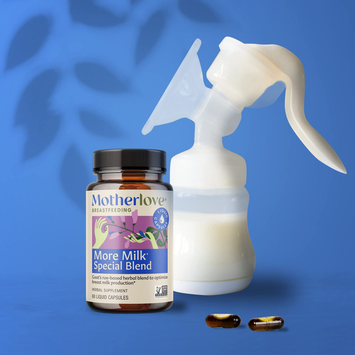 Motherlove More Milk Special Blend (60 Liquid caps) Herbal Lactation Supplement w/Goat’s