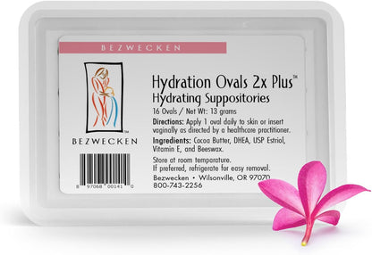 Bezwecken – Hydration Ovals 2X Plus DHEA – 16 Extra Strength Ovals - Professionally Formulated to Alleviate Vaginal Dryness in Menopausal Women - Safe & Natural
