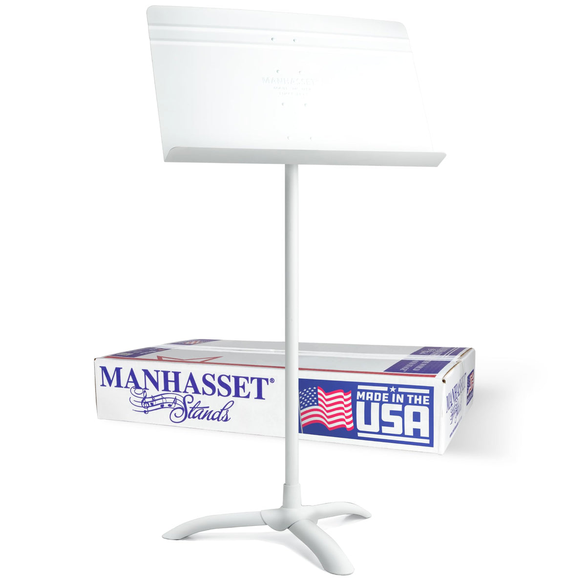 Manhasset Music Stand for Sheet Music - 48 Symphony Model - Long Lasting, Durable Manhasset Stand - Adjustable Height - 26" to 48" - Made in the USA