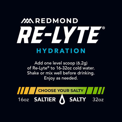 REDMOND Re-Lyte Sugar Free Electrolyte Powder Mix (Strawberry Lemonade) | Zero Sugar Electrolytes, Hydration Powder