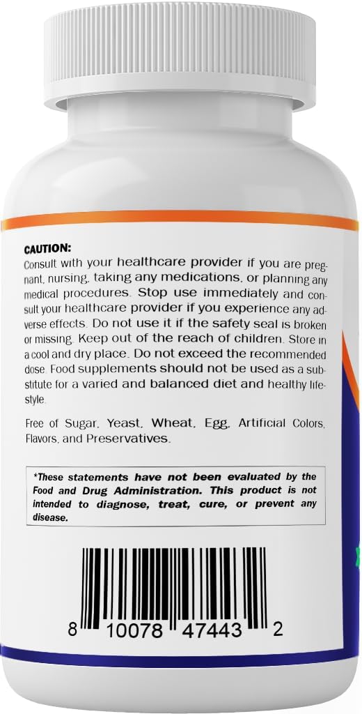 Vitamatic Alpha Lipoic Acid 600 mg Per Serving, 240 Veg Capsules | Support Antioxidant Activity*, Cellular Energy and Glucose Metabolism*, Non-GMO, Gluten Free, Made in USA