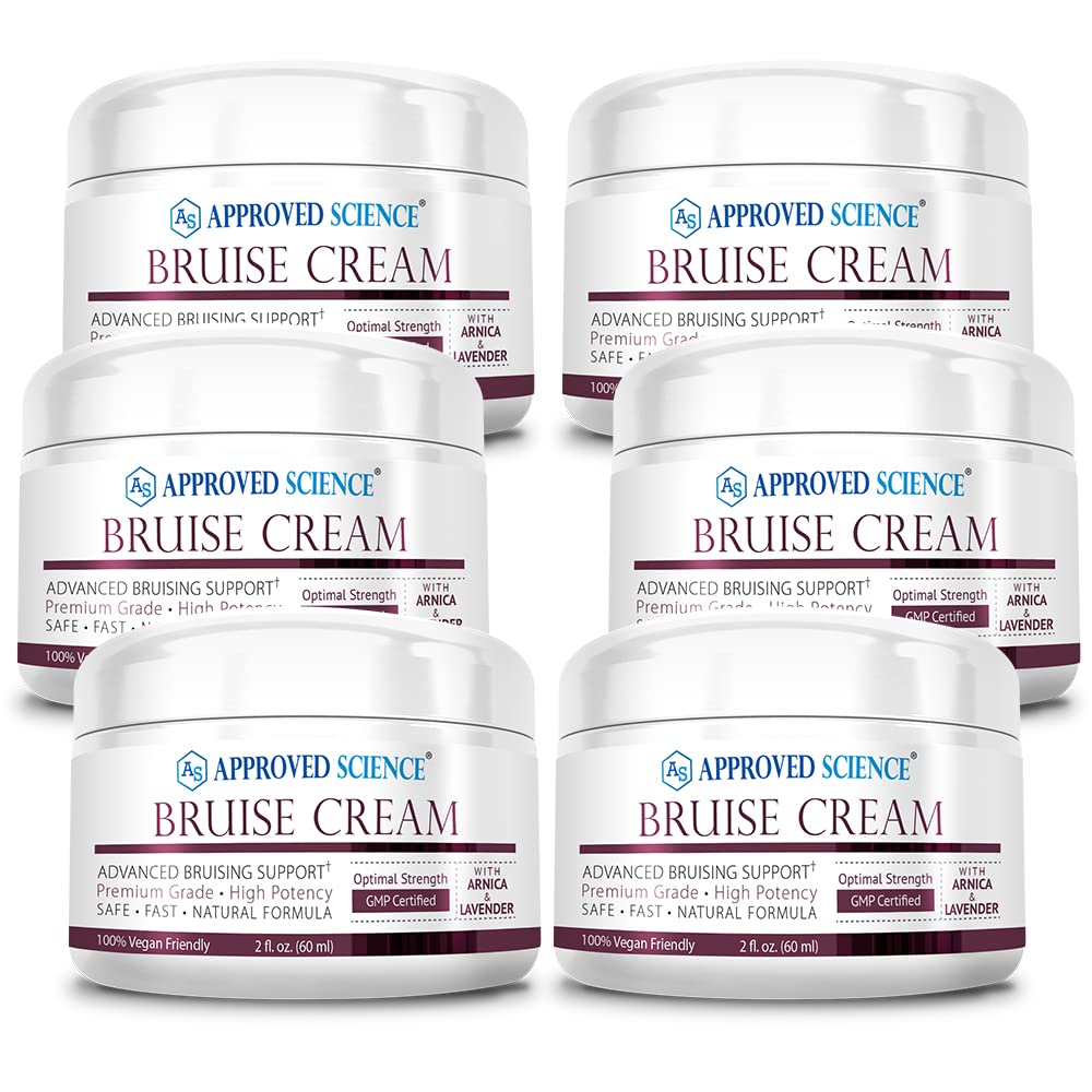 Approved Science Bruise Cream - Arnica and Lavender - Soothe and Fade Bruises - 6 Fl. Oz - 3 Pack - Vegan