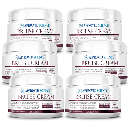 Approved Science Bruise Cream - Arnica and Lavender - Soothe and Fade Bruises - 6 Fl. Oz - 3 Pack - Vegan