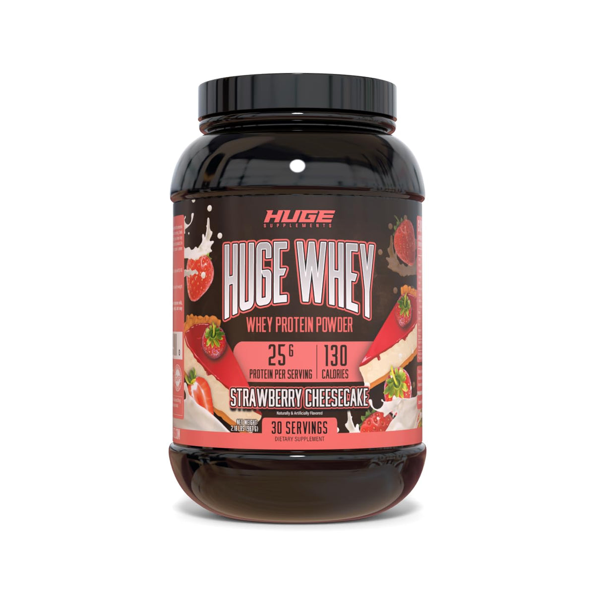 Huge Supplements, Whey Protein Concentrate Powder, Clinically Dosed Formula, 25g 