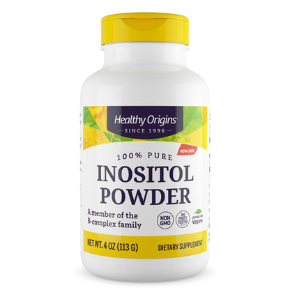 Healthy Origins Inositol Powder, Vitamin B8, 56.7g (2 Oz)