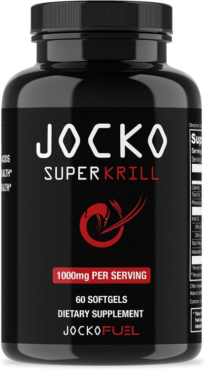 Jocko Fuel Cold War and Omega 3 Krill Oil Supplement Bundle