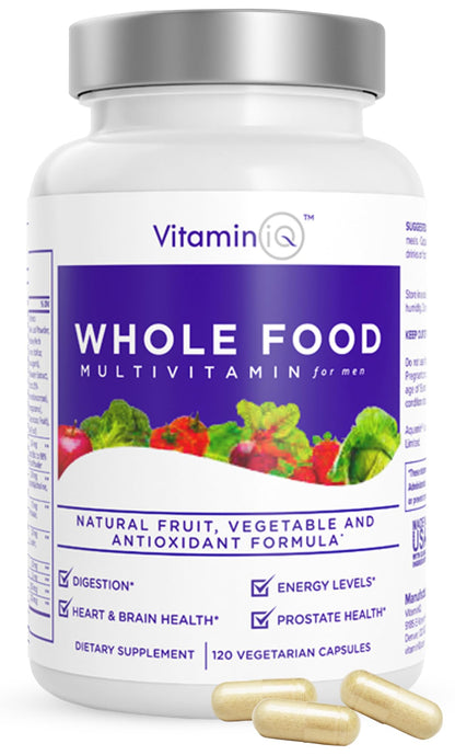 Multivitamin for Women (120 Vegetarian Capsules) Whole Food Vitamin with Essential Nutrients, Natural Calcium, Magnesium, Selenium, Zinc, Biotin, Vitamin A, B6, C, D3, E, K and More