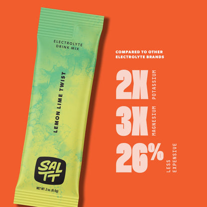 SALTT Electrolyte Packets - Clean Slate (30 Sticks) - Zero Sugar