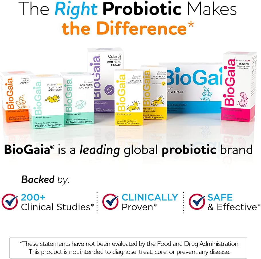 BioGaia Protectis Baby Probiotic Drops + Protectis Immune Active Kids Probiotic Bundle