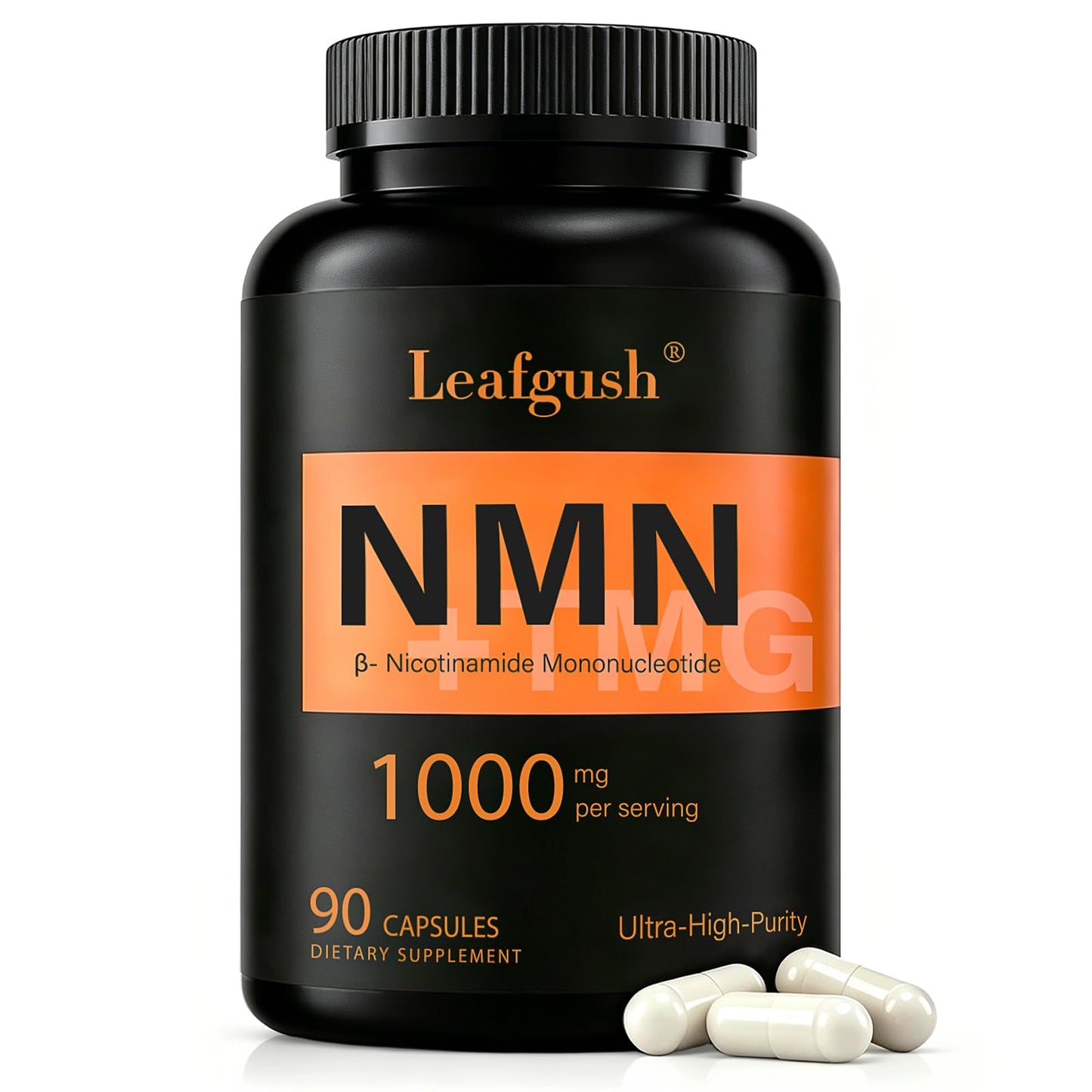 NMN Supplement 1000mg, NAD+ Precursor with TMG 300mg & Grape Seed Extract 100mg | Nicotinamide Mononucleotide for Cellular Energy, Daily Vitality & Healthy Aging Support