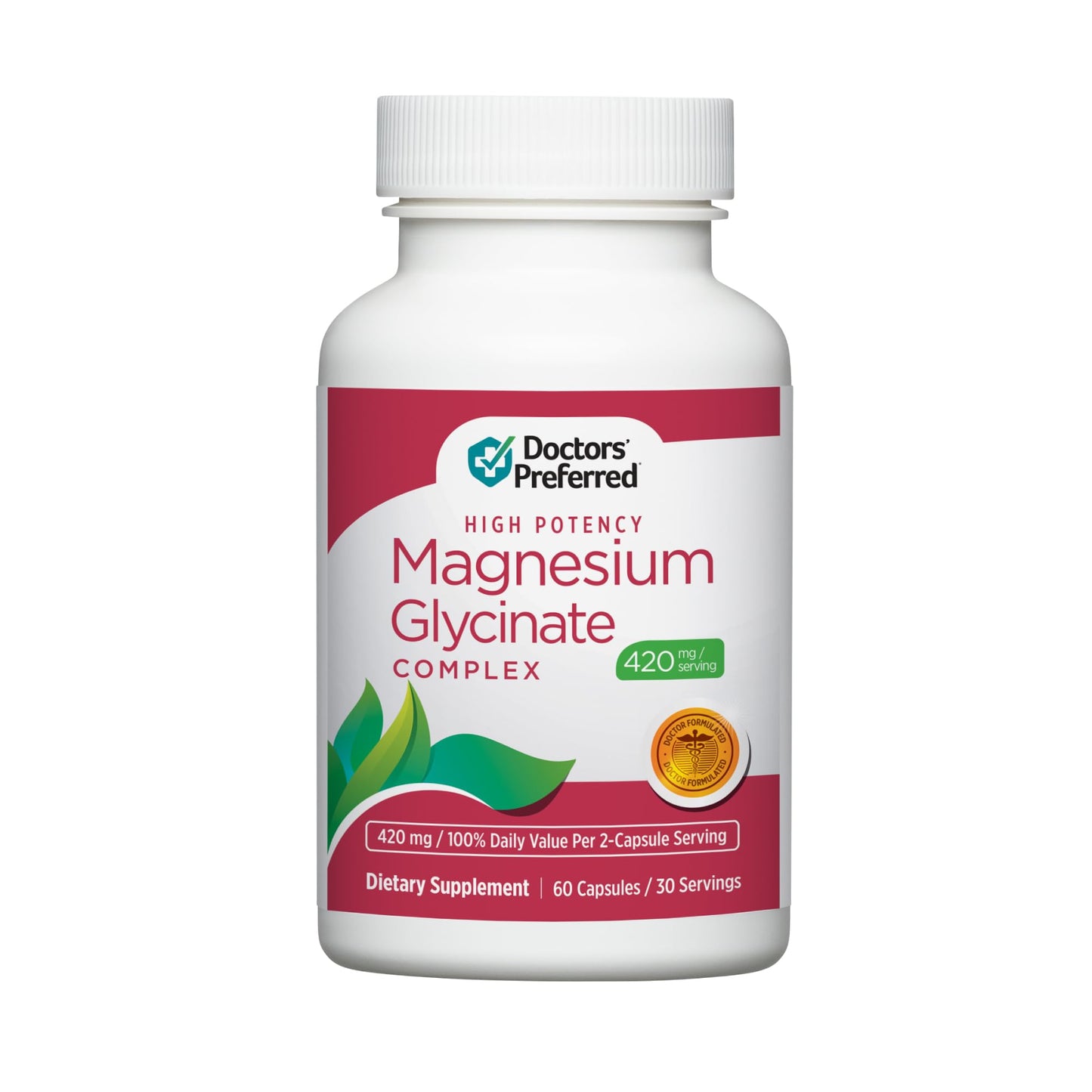 Doctors' Preferred Magnesium Glycinate Complex - Heart & Mood Support | Heart Health