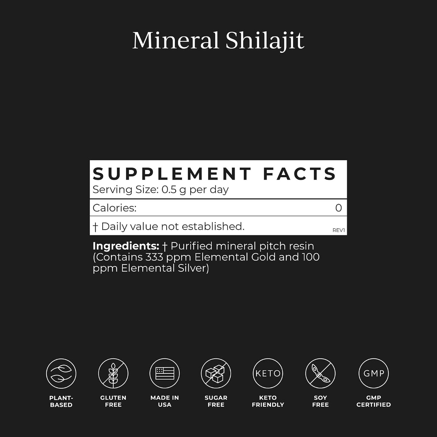 CYMBIOTIKA Pure Shilajit Resin, 84+ Minerals for Energy & Focus | Himalayan Black Gold resin with fulvic acid, gold & 84+ trace minerals for energy, focus & immune support. 15g jar.