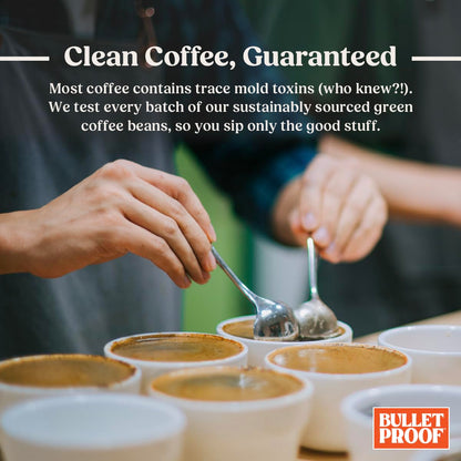 Bulletproof Original Medium Roast Whole Bean Coffee, 12 Ounces, Clean Coffee Tested for Toxins