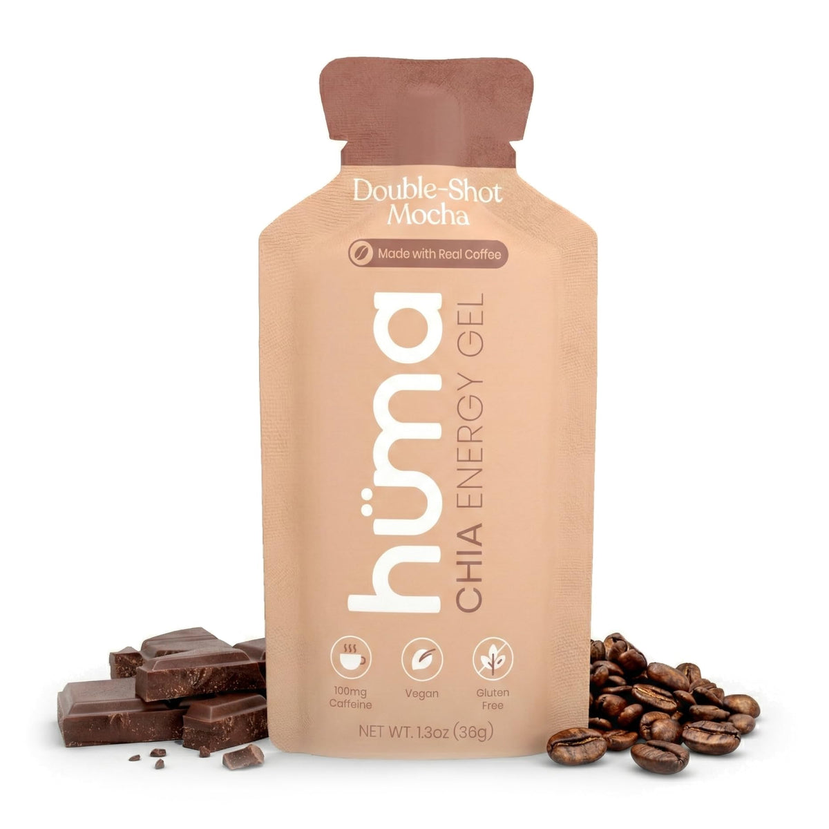 Huma Chia Energy Gel, Variety, 12 Gels